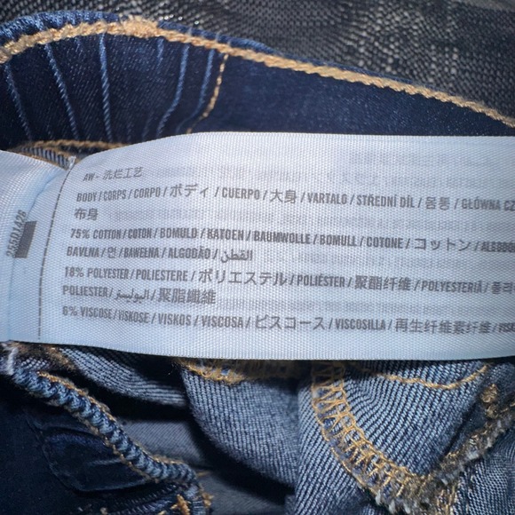 Abercrombie Kids‎ Mid Rise Pull On Jean Legging Blue Denim Size 9/10 Short - Picture 6 of 6